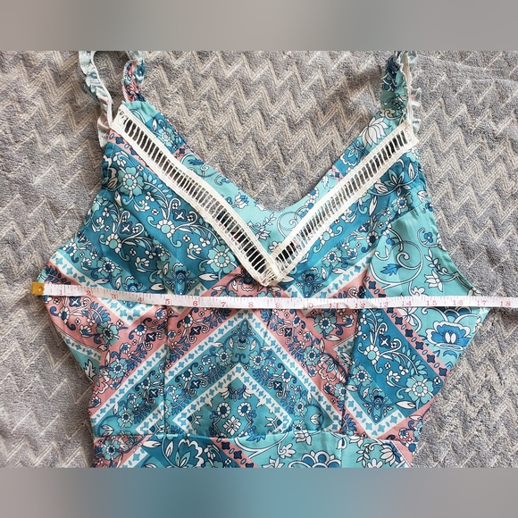 Stunning geometric and floral maxi dress - Picture 4 of 11